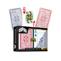 Copag Legacy Bridge Jumbo Index 4 Colors Playing Cards Double Deck (Red And Blue)