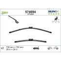 Valeo Silencio XTRM 2x730 574694 бескаркасные щётки стеклоочистителя