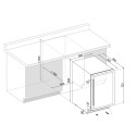 Wine cabinet Dunavox DAUF-39.121DB