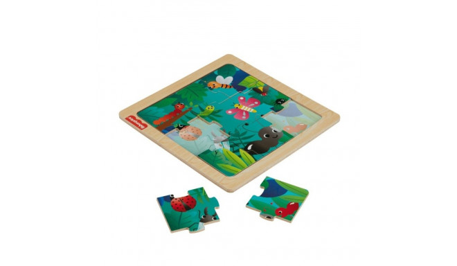 Wooden puzzle, Insects