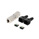 2X RJ45 CAT6 FTP PLUG 8P8C TOOL-LESS ADAPTER LANBERG