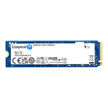 KINGSTON 1000GB NV3 M.2 2280 PCIe 4.0 NVMe SSD