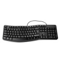 Hama EKC-400 keyboard Home/Office USB QZERTY US English Black