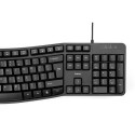 Hama EKC-400 keyboard Home/Office USB QZERTY US English Black