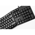 Hama EKC-400 keyboard Home/Office USB QZERTY US English Black