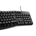 Hama EKC-400 keyboard Home/Office USB QZERTY US English Black