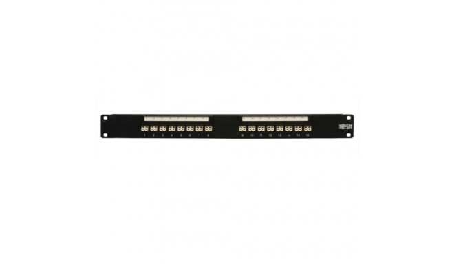 Tripp Lite N490-016-LCLC 16-Port Fiber Patch Panel, 1U (LC/LC), Multimode or Singlemode