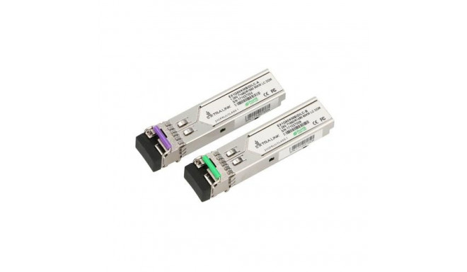 Extralink SFP WDM Module SFP 1.25G 1,25Gbps, 1490/1550nm, single mode, 80km, LC, DOM, pair