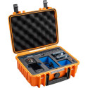 BW OUTDOOR CASES TYPE 1000 FOR INSTA360 X4, ORANGE