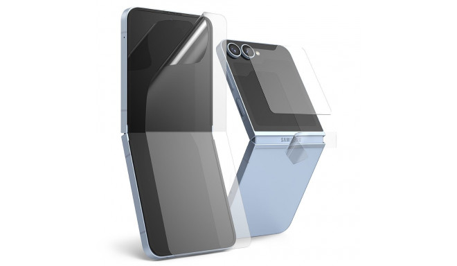ZESTAW OCHRONNY RINGKE 3-IN-1 PROTECTOR 2-SET GALAXY Z FLIP 6 / 7 FE CLEAR