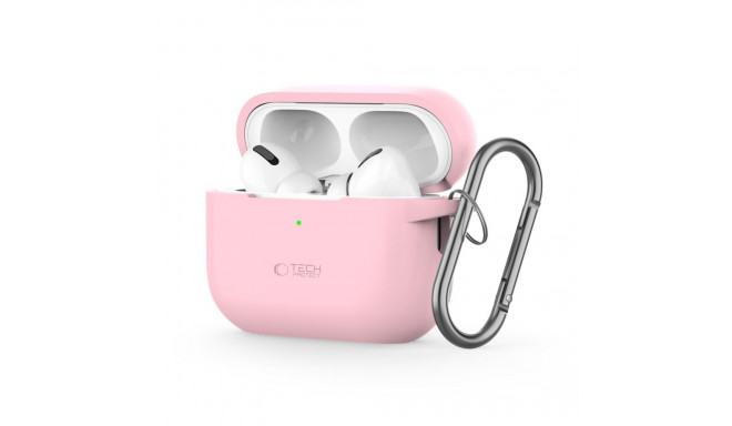 TECH-PROTECT SILICONE HOOK APPLE AIRPODS PRO 1 / 2 DUSTY PINK