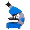 Microscope, Bresser Juniors 40x-640x BLUE with experiment kit, with phone adaptor