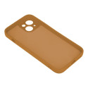 Silicon case for iPhone 16 6,1" caramel