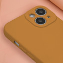 Silicon case for iPhone 16 6,1" caramel