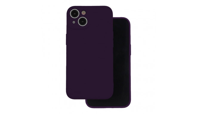 Silicon case for iPhone 15 6,1" plum