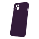 Silicon case for iPhone 15 6,1" plum