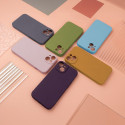 Silicon case for iPhone 15 6,1" plum