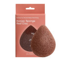 Holika Holika Спонж из конжака для чистки лица с красной глиной Purable Konjac Sponge - Red Clay