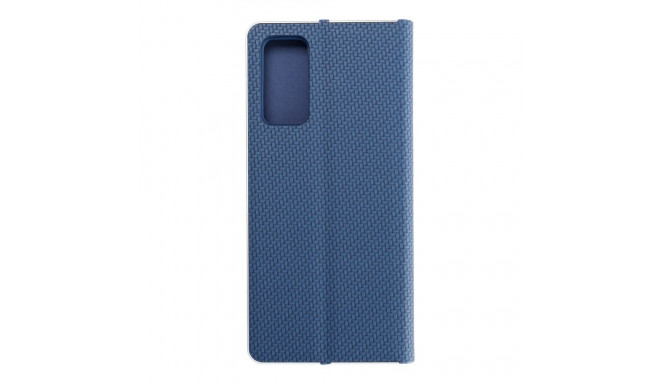 Forcell case Luna Book Carbon Samsung Galaxy S20 FE/S20 FE 5G, blue