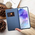 Forcell case Luna Book Carbon Samsung Galaxy S20 FE/S20 FE 5G, blue