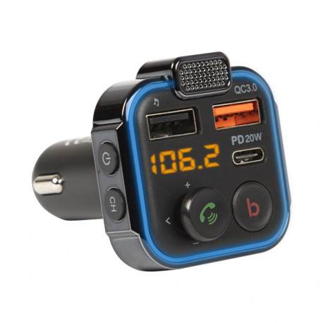 74-166# Transmiter fm blow bluetooth5.1+qc3.0 +pd 20w"