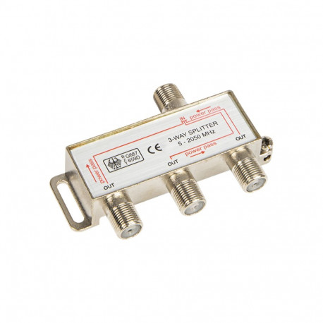 9969# Rozgałęźnik f:gn-3gn bzt duży 5-2050mhz (5 tk.)