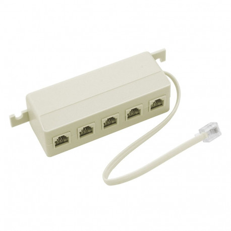 3308# telefonijaotur pistik -5pesa mod 6p4c (10 tk.)