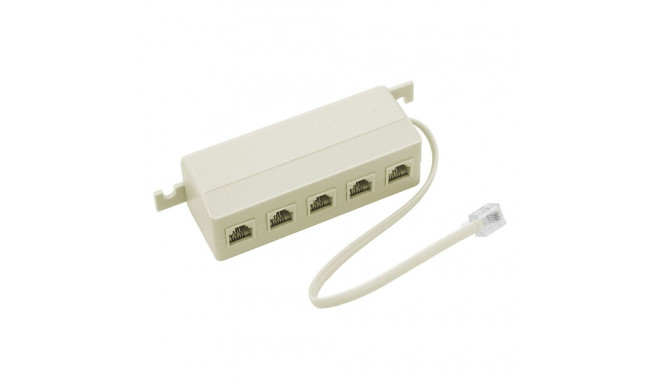 3308# telefonijaotur pistik -5pesa mod 6p4c (10 tk.)
