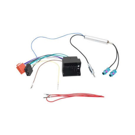 1345# auto pistik vw, skoda-iso+separaator 2xfakra-din