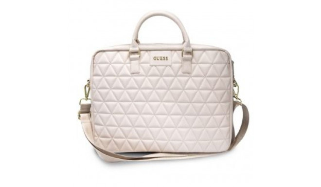 Guess - Guess Quilted Bag for Notebook 15" Pink