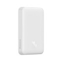 Baseus Baseus Magnetic Mini Power Bank with MagSafe 15W / PD Quick Charge QC 20W 10000mAh White (Ove