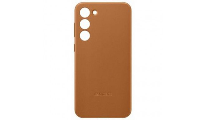 Samsung - EF-VS916LAE Samsung Leather Cover for Galaxy S23+ Camel