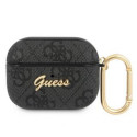 Guess - Guess 4G Script PC/PU Case for AirPods Pro Black