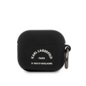 Karl Lagerfeld - Karl Lagerfeld Rue St Guillaume Silicone Case for AirPods 3 Black