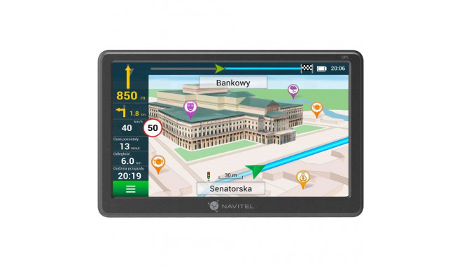 Navitel | GPS Navigator With a Magnetic Mount | E707 Magnetic | 800 x 480 | GPS (satellite) | Maps i