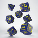 Galactic Dice RPG Dice Set Blue And Yellow Colors