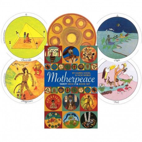 US Games Systems Mini Motherpeace Round Card And Book Set