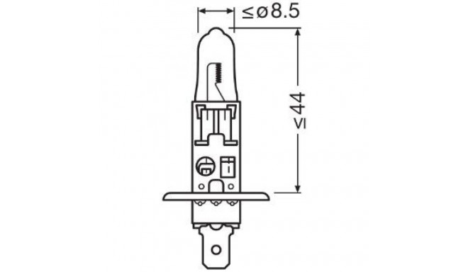 H1 12V 55W P14.5S 1xblister