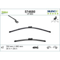 Valeo Silencio XTRM 750+650mm 574680 бескаркасные щётки стеклоочистителя