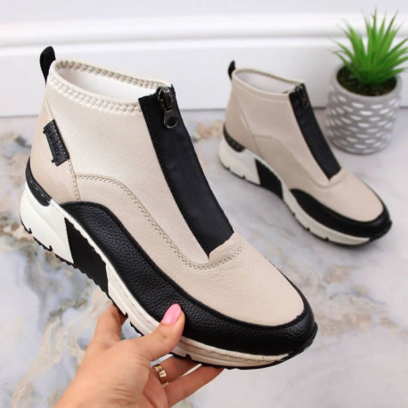 Rieker W RKR608 ankle boots beige (41)
