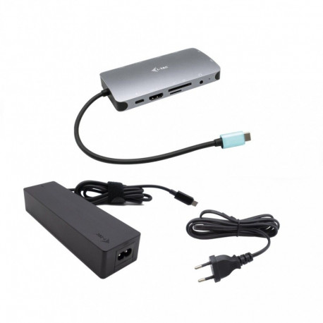 i-tec USB-C Nano HDMI/VGA + 100W laadija