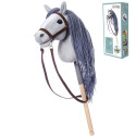 Horse on a stick HOPPIHORSE Hobby Horse A4 gray