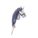 Horse on a stick HOPPIHORSE Hobby Horse A4 gray