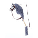 Horse on a stick HOPPIHORSE Hobby Horse A4 gray