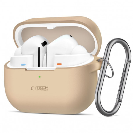 TECH-PROTECT SILICONE HOOK SAMSUNG GALAXY BUDS 3 / 3 FE / 3 PRO CAFFE LATTE