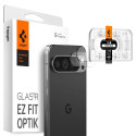 OSŁONA APARATU SPIGEN OPTIK.TR ”EZ FIT” CAMERA PROTECTOR 2-PACK GOOGLE PIXEL 9 PRO CRYSTAL CLEAR