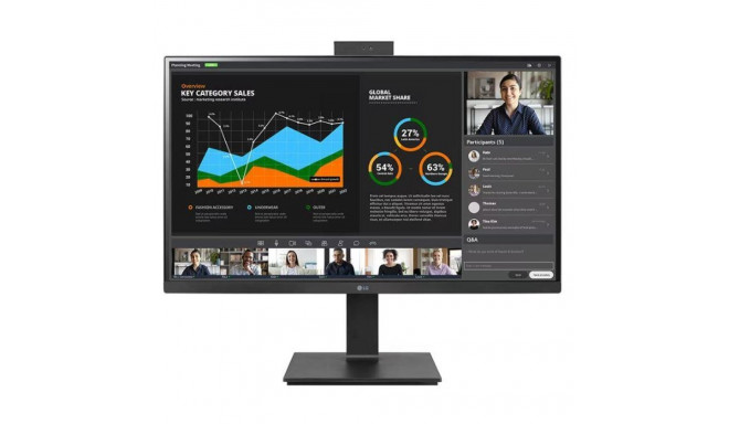 LCD Monitor|LG|27"|Panel IPS|2560x1440|16:9|5 ms|Speakers|Swivel|Pivot|Height adjustable|Tilt|Colour