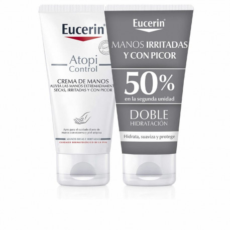 Kätekreem Eucerin Atopicontrol Crema De Manos Lote 75 ml 2 Ühikut