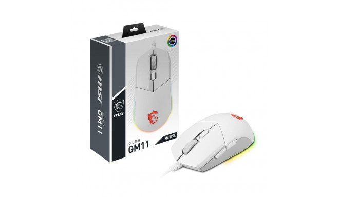 Оптическая мышь MSI CLUTCH GM11 WHITE