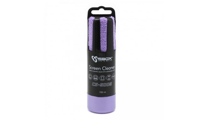 Sbox CS-5005U Screen Cleaner 150ml purple